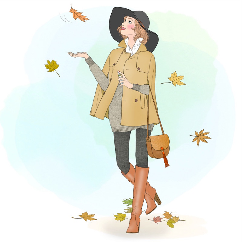 illustration delphine soucail automne.jpg - Delphine SOUCAIL | Virginie